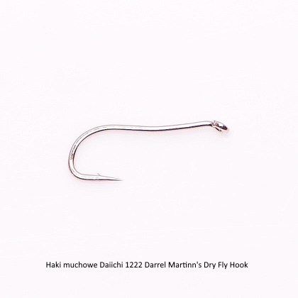 Haki muchowe zadziorowe do much suchych Daiichi 1222 Darrel Martinns Dry Fly Hook